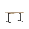 SPACE OFFICE psací stůl BIU/140/90/B/L, levá, dub artisan