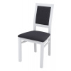 PORTO židle bílá TX057/Milano 9303 black