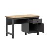 HESEN psací stůl BIU1D1S, grafit/dub artisan