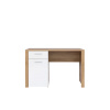 Balder psací stůl BIU 120, dub riviéra/bílý lesk