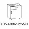 D1S-60/82 dolní skříňka s zásuvkou P/S - L/S kuchyně Edan
