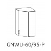 GNWU-60/95 P (L) horní rohová skříňka kuchyně Plate