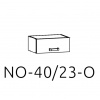 NO-40/23-O horní skřínka typu nástavec kuchyně Plate