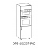 DPS-60/207/O dolní skříňka pro vestavné spotřebiče kuchyně Hamper