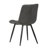 Židle jídelní, šedá látka, nohy černá kov - CT-382 GREY2