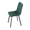 Židle jídelní, zelený samet, kov černý mat - DCL-973 GRN4