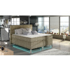 Boxspring Amadeo 160x200 s LED podsvícením