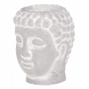 Budha, svícen na čajovou svíčku, betonová dekorace. - SC1035
