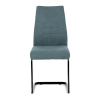 Židle jídelní, zelená látka, černé kovové nohy - DCL-438 GRN2