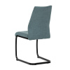 Židle jídelní, zelená látka, černé kovové nohy - DCL-438 GRN2