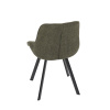 Židle jídelní, zelená látka, nohy černý kov - HC-465 GRN2