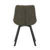 Židle jídelní, zelená látka, nohy černý kov - HC-465 GRN2