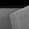 Taburet s úložným prostorem, látka šedá - TAB-461 GREY2