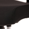 Kancelářská židle, potah černá látka a černá síťovina MESH, houpací mech. - KA-B1025 BK