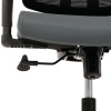 Kancelářská židle, potah šedá látka a černá síťovina MESH, houpací mech. - KA-B1025 GREY