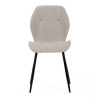 Židle jídelní,  světle šedá látka, černé kovové nohy - CT-285 LAN2