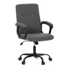Kancelářské křeslo, šedá látka, kovový kříž - KA-Y391 GREY2