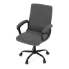 Kancelářské křeslo, šedá látka, kovový kříž - KA-Y391 GREY2