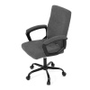 Kancelářské křeslo, šedá látka, kovový kříž - KA-Y391 GREY2