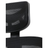 Kancelářská židle, černá síťovina, černý plast, kolečka na tvrdé podlahy - KA-K2021 BK