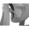 Kancelářská židle, šedá síťovina, šedý plast, kolečka na tvrdé podlahy - KA-K2081 GREY
