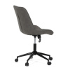 Židle kancelářská, šedá látka v dekoru broušené kůže, černý kovový kříž - KA-V3120 GREY3