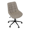 Židle kancelářská, béžová látka v dekoru broušené kůže, černý kovový kříž - KA-V3120 LAN3