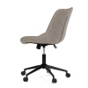 Židle kancelářská, béžová látka v dekoru broušené kůže, černý kovový kříž - KA-V3120 LAN3