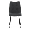 Židle jídelní, šedá látka, černé kovové nohy - DCL-193 GREY2
