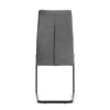 Židle jídelní, šedá látka, černý kov - DCL-X7018 GREY2