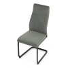 Židle jídelní, zelená látka, černý kov - DCL-X7018 GRN2