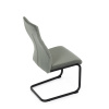 Židle jídelní, zelená látka, černý kov - DCL-X7018 GRN2