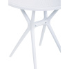 Stůl jídelní, bílý plast - DT-X7007 WT
