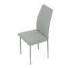 Židle jídelní, zelená látka, šedé kovové nohy - DCL-379 GRN2