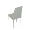 Židle jídelní, zelená látka, šedé kovové nohy - DCL-379 GRN2