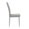 Židle jídelní, lanýžová látka, šedé kovové nohy - DCL-379 LAN2