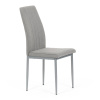 Židle jídelní, lanýžová látka, šedé kovové nohy - DCL-379 LAN2