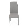 Židle jídelní, lanýžová látka, šedé kovové nohy - DCL-379 LAN2