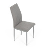Židle jídelní, lanýžová látka, šedé kovové nohy - DCL-379 LAN2