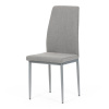 Židle jídelní, lanýžová látka, šedé kovové nohy - DCL-379 LAN2