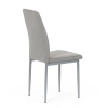 Židle jídelní, lanýžová látka, šedé kovové nohy - DCL-379 LAN2