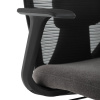 Židle kancelářská, látka černá, houpací mechanismus, kolečka pro tvrdé povrchy - KA-V3149 BK