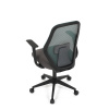 Židle kancelářská, látka zelená, houpací mechanismus, kolečka pro tvrdé povrchy - KA-V3149 GRN