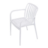 Židle jídelní, stohovatelná, bílý plast - CT-X7029 WT