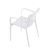 Židle jídelní, stohovatelná, bílý plast - CT-X7029 WT