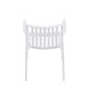 Židle jídelní, stohovatelná, bílý plast - CT-X7029 WT