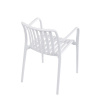 Židle jídelní, stohovatelná, bílý plast - CT-X7029 WT