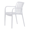 Židle jídelní, stohovatelná, bílý plast - CT-X7029 WT