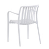 Židle jídelní, stohovatelná, bílý plast - CT-X7029 WT