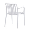 Židle jídelní, stohovatelná, bílý plast - CT-X7029 WT